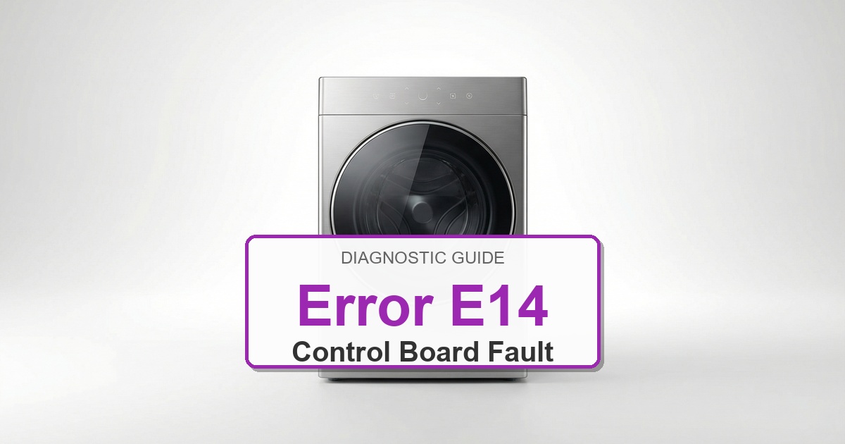 How to Fix Electrolux Washer Error E14