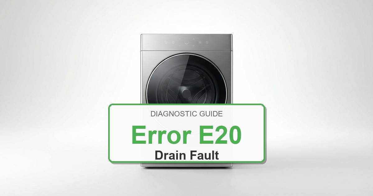 How to Fix Electrolux Washer Error E20