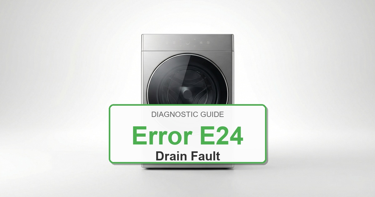 How to Fix Electrolux Washer Error E24