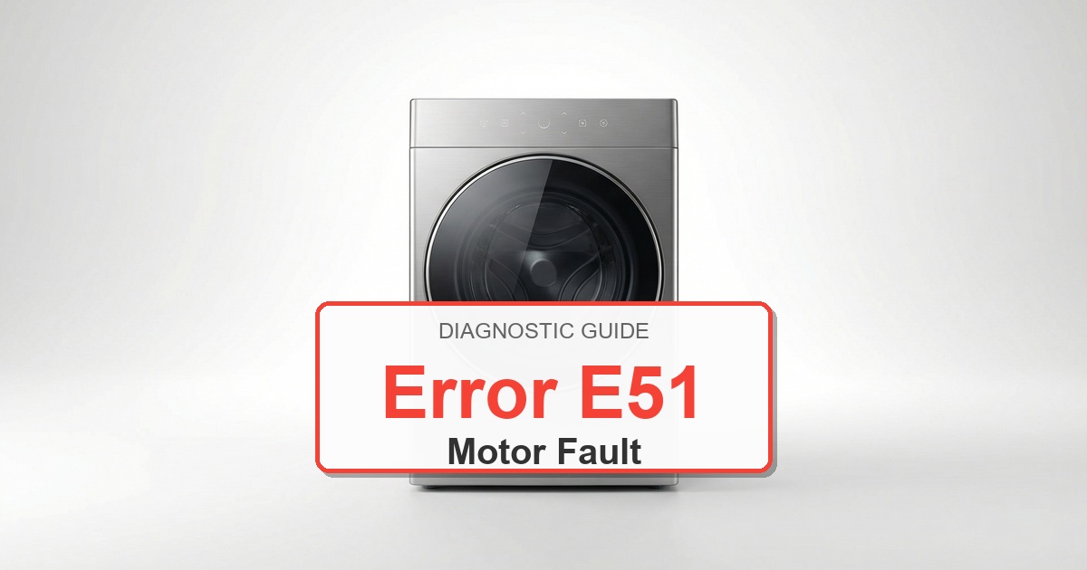 Electrolux Washer Error E51 overlay image
