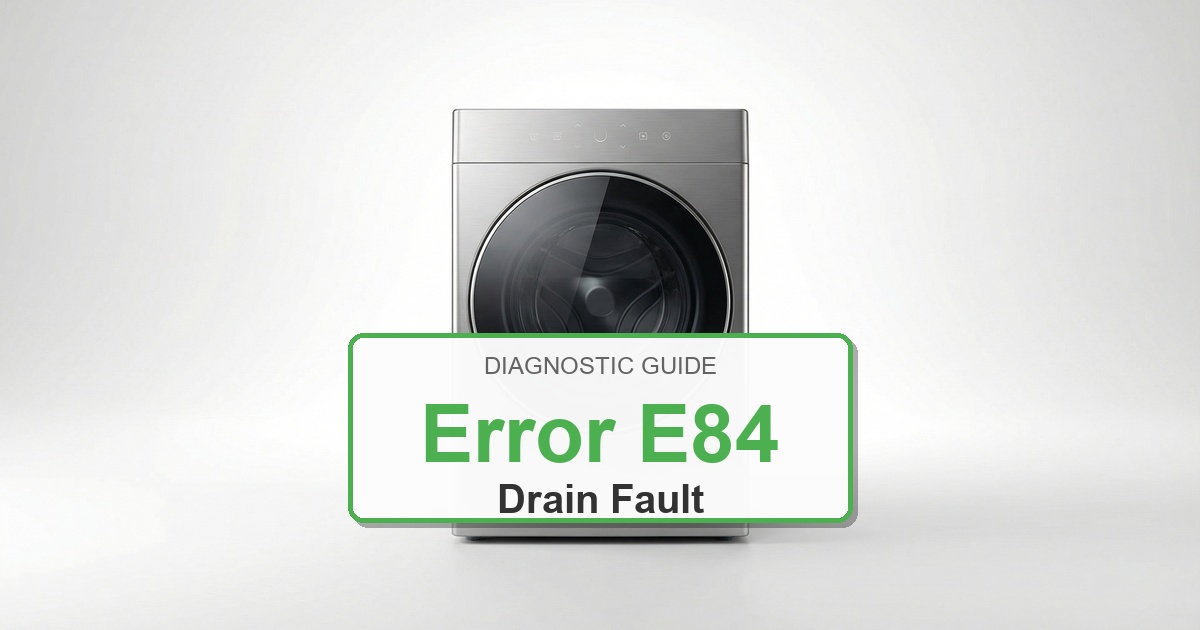 Electrolux Washer Error E84 overlay image