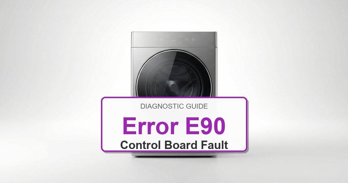 Electrolux Washer Error E90 overlay image