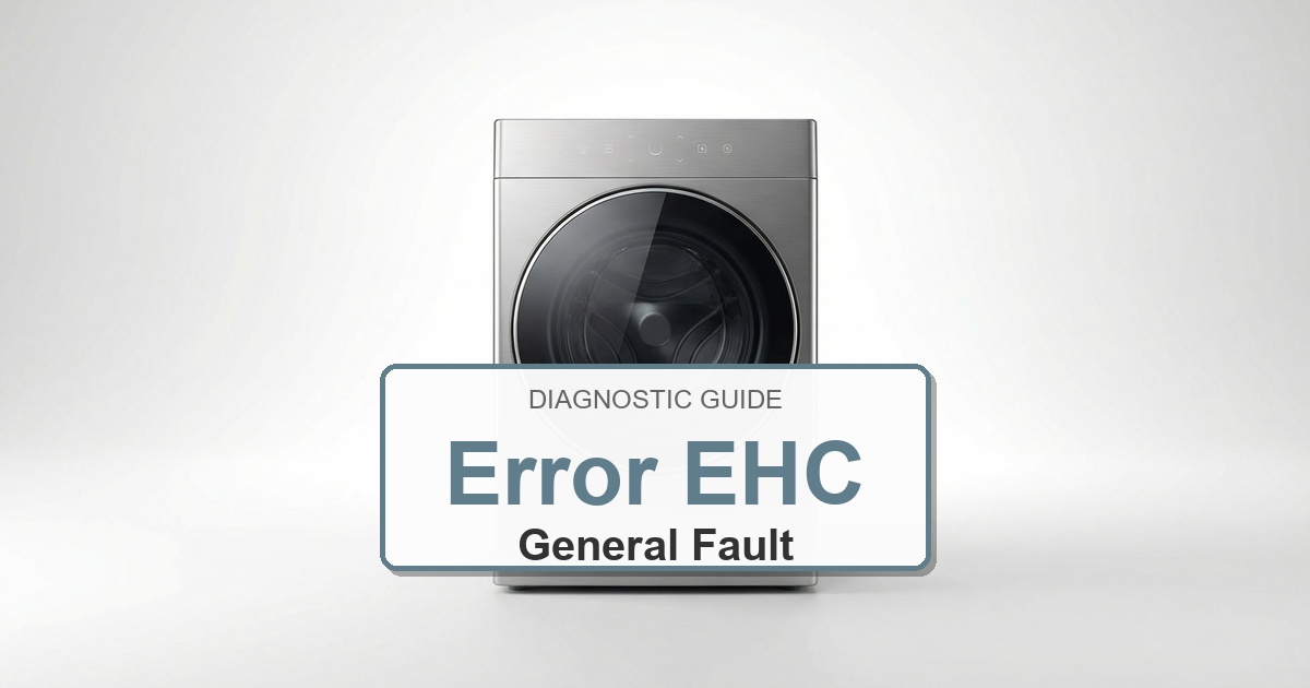 How to Fix Electrolux Washer Error EHC