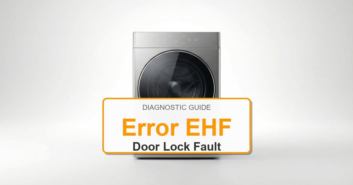 Electrolux Washer Error EHF overlay image