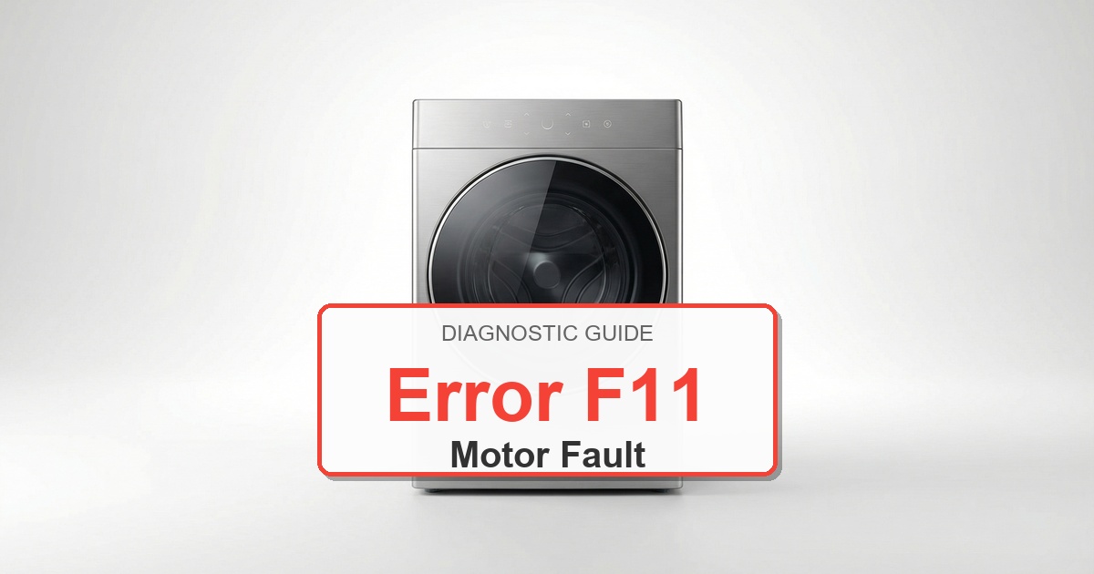 Electrolux Washer Error F11 overlay image