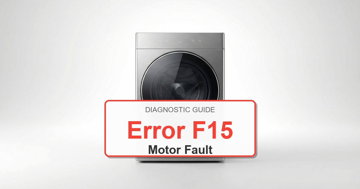 How to Fix Electrolux Washer Error F15