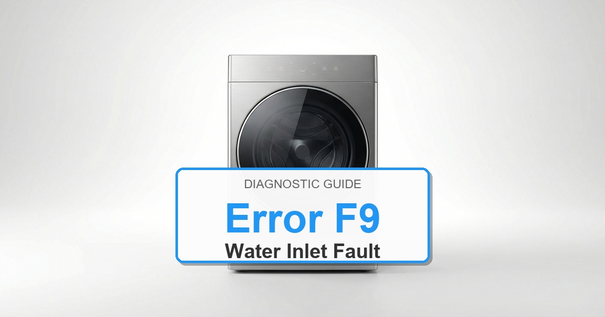 Electrolux Washer Error F9 overlay image