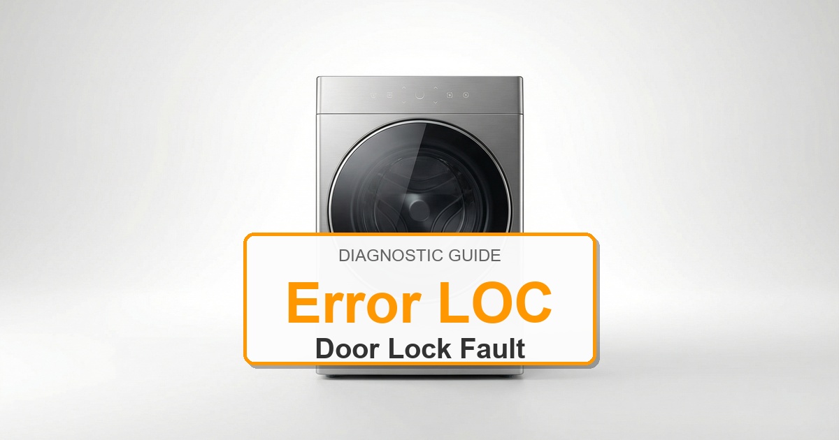 How to Fix Electrolux Washer Error LOC