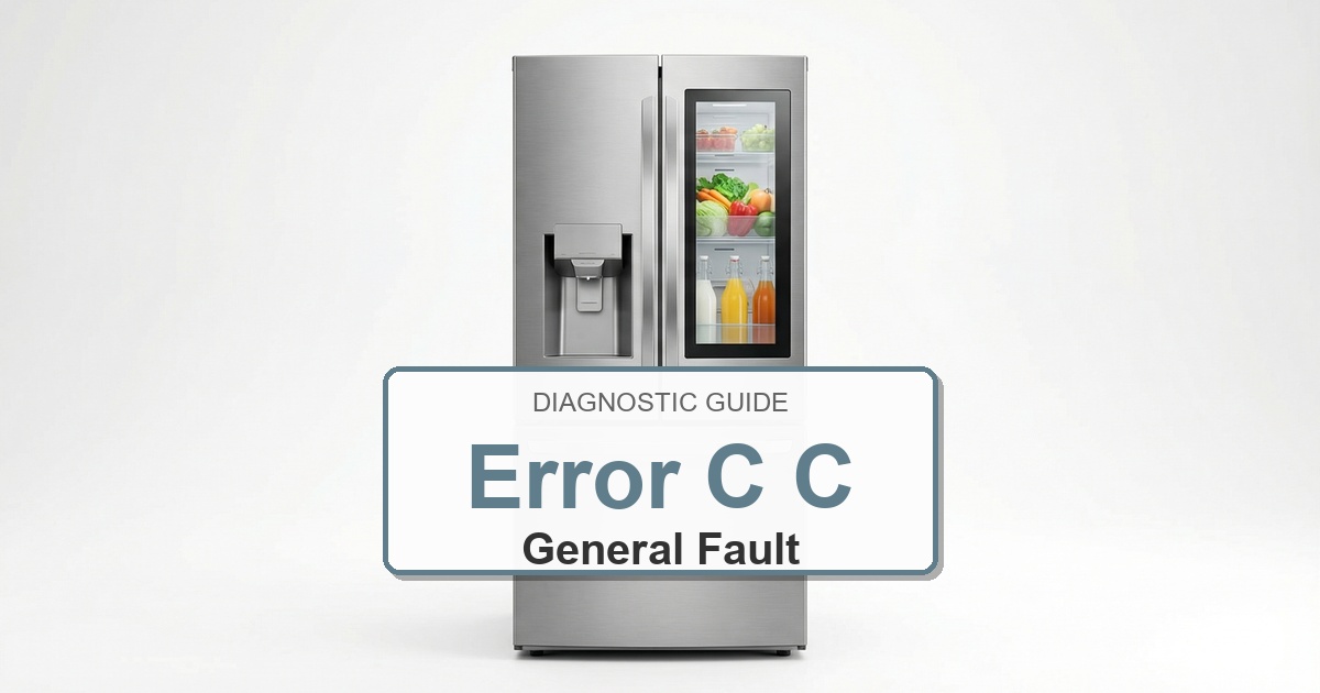 How to Fix Frigidaire Refrigerator Error C C