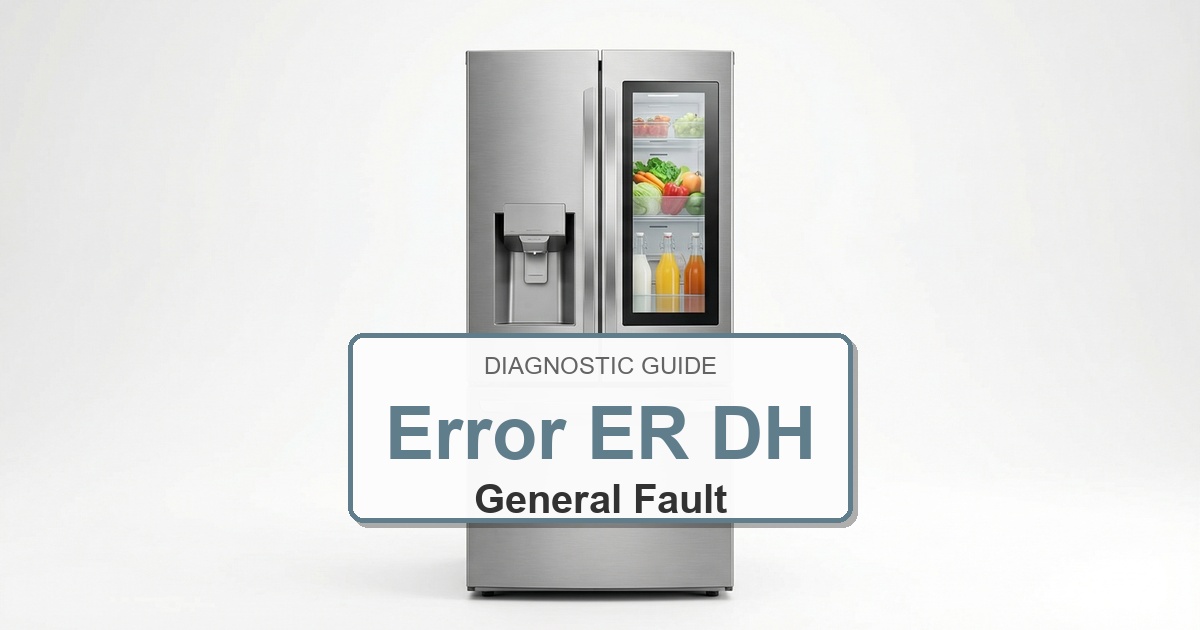 Frigidaire Refrigerator Error ER DH overlay image