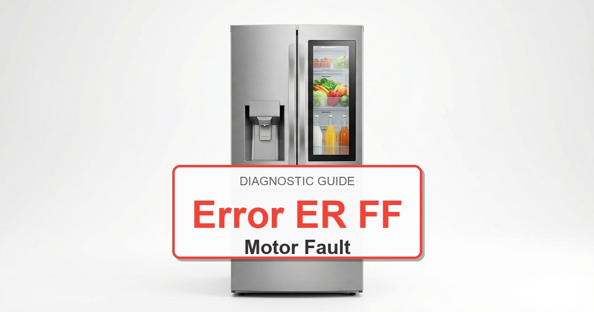 How to Fix Frigidaire Refrigerator Error ER FF