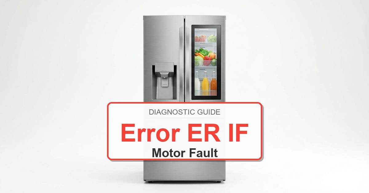 Frigidaire Refrigerator Error ER IF overlay image