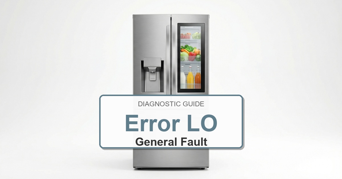 Frigidaire Refrigerator Error LO overlay image
