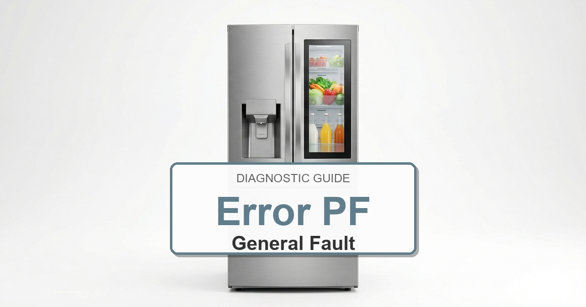 How to Fix Frigidaire Refrigerator Error PF