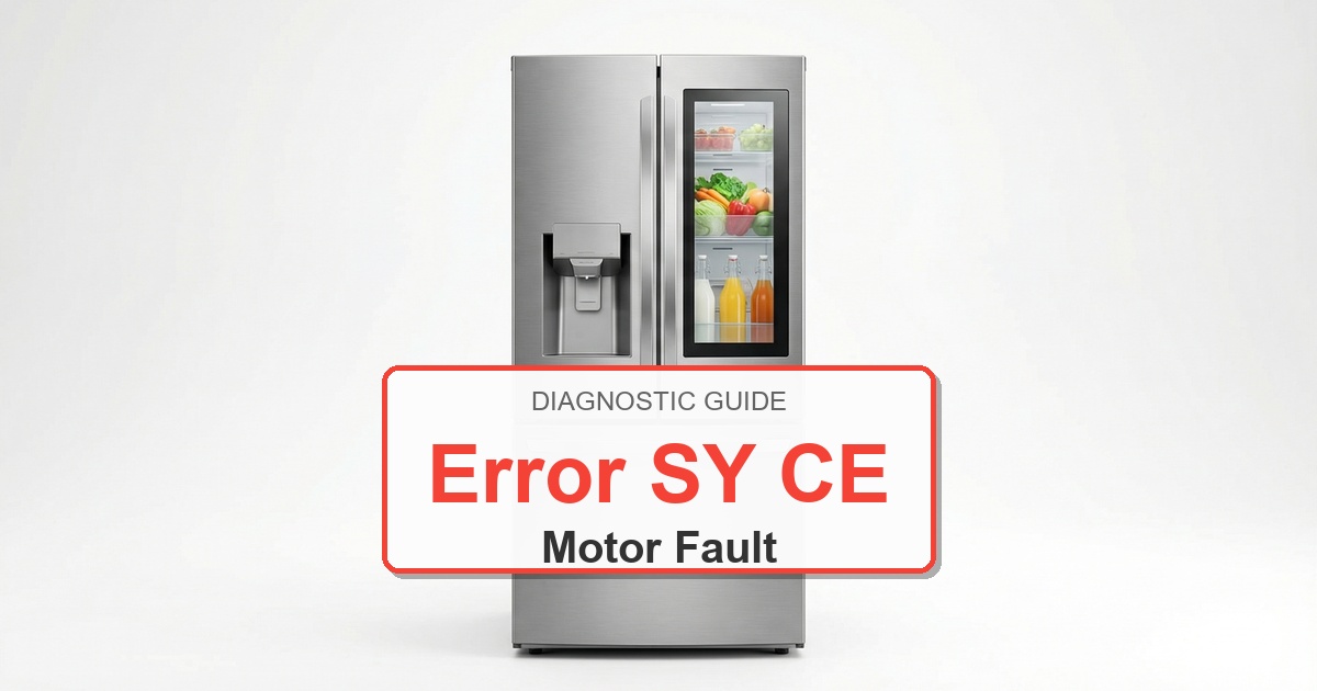 How to Fix Frigidaire Refrigerator Error SY CE