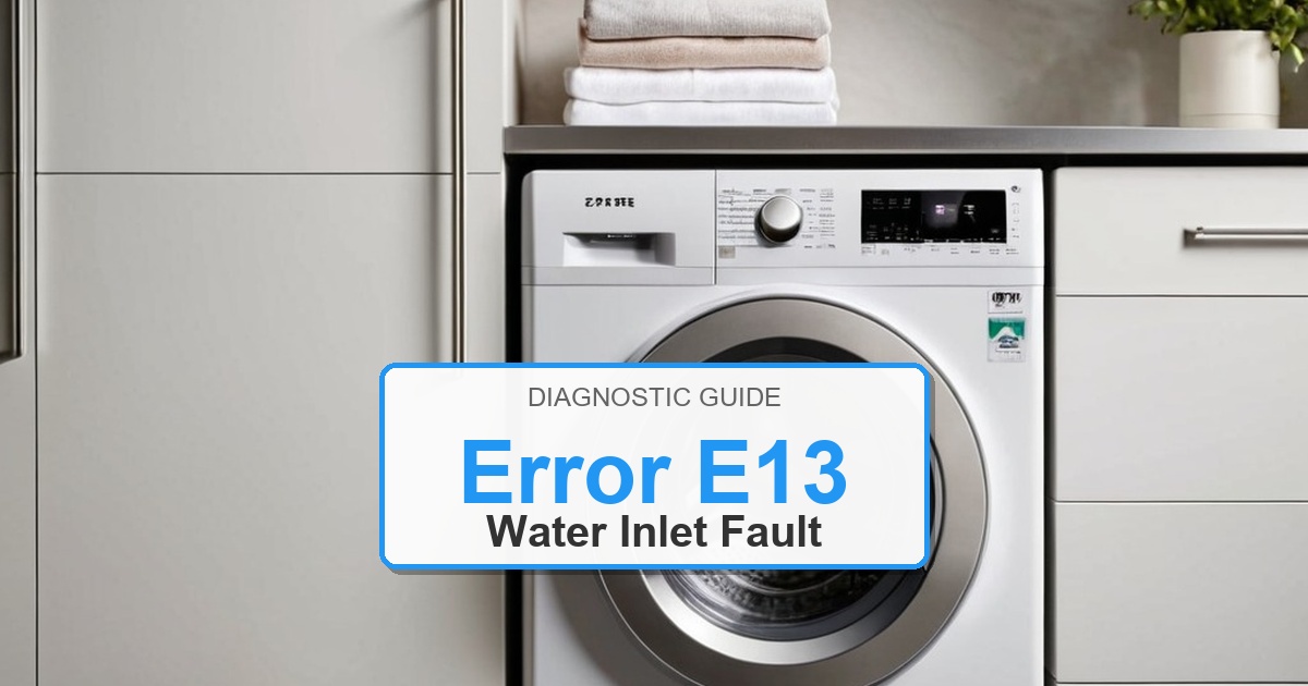 How to Fix Frigidaire Washer Error E13