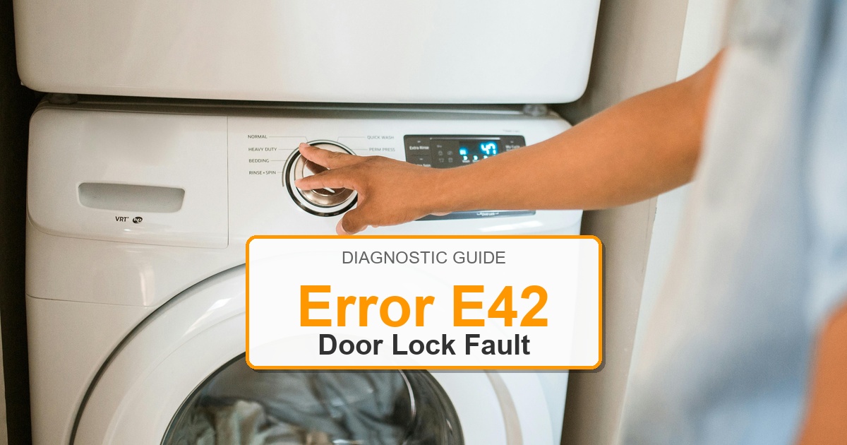 How to Fix Frigidaire Washer Error E42
