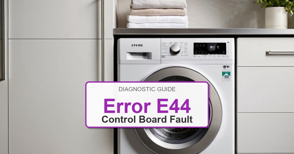 How to Fix Frigidaire Washer Error E44