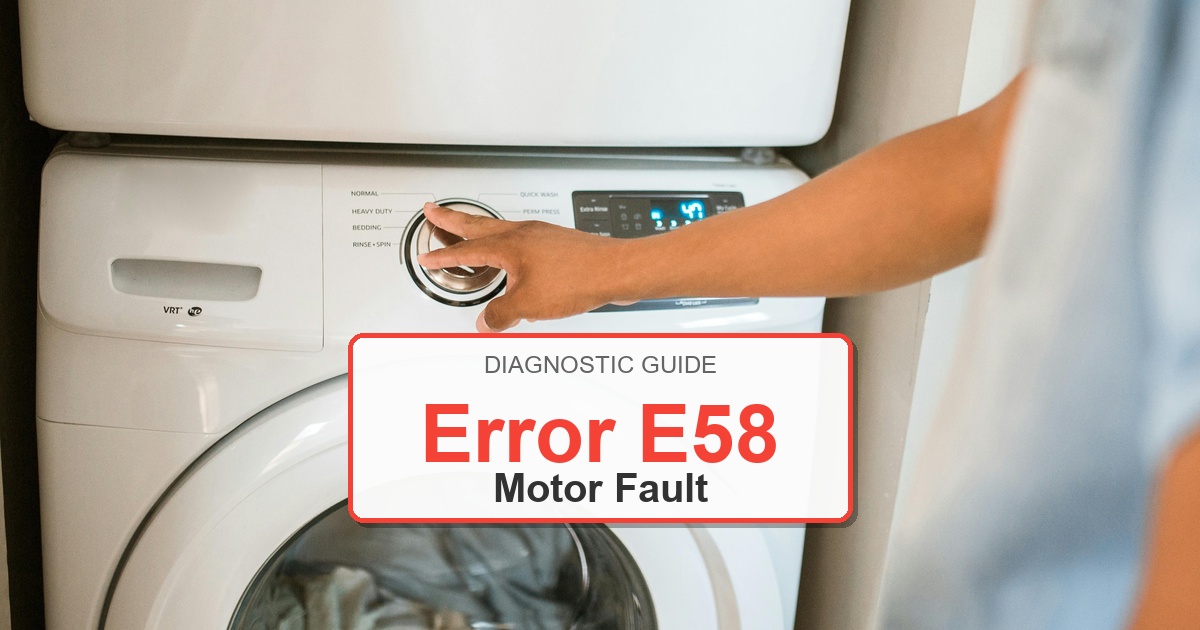 How to Fix Frigidaire Washer Error E58