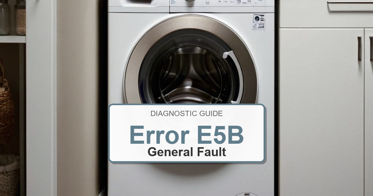How to Fix Frigidaire Washer Error E5B