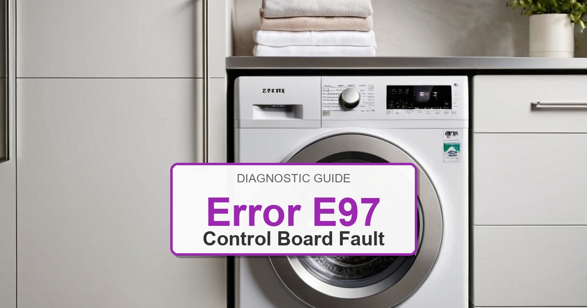 How to Fix Frigidaire Washer Error E97