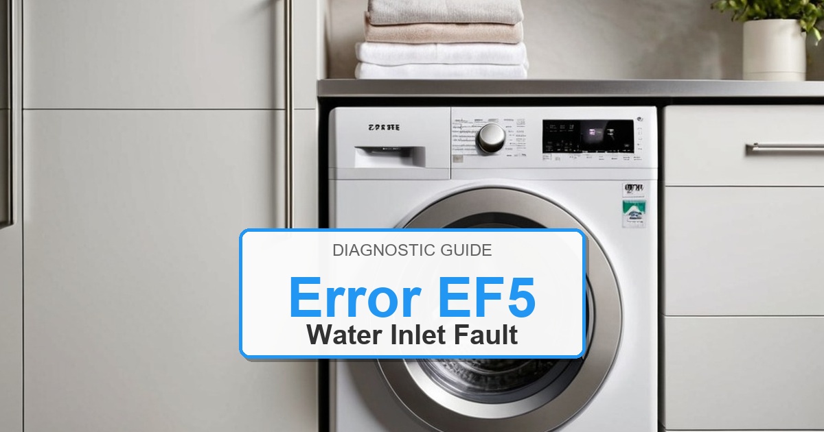 How to Fix Frigidaire Washer Error EF5