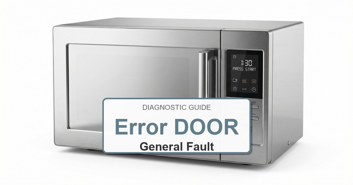 How to Fix LG Microwave Error DOOR