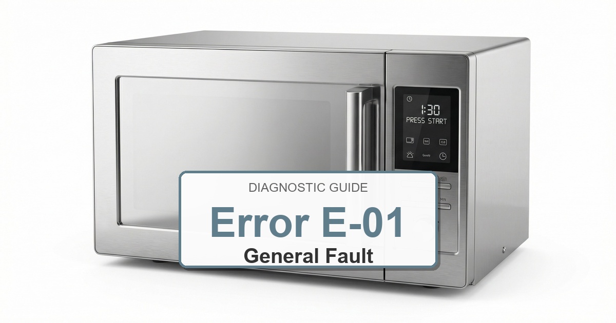 How to Fix LG Microwave Error E-01