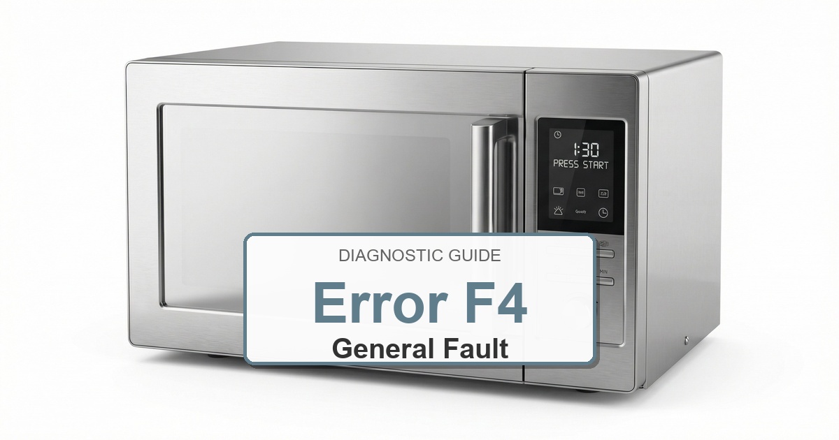 How to Fix LG Microwave Error F4