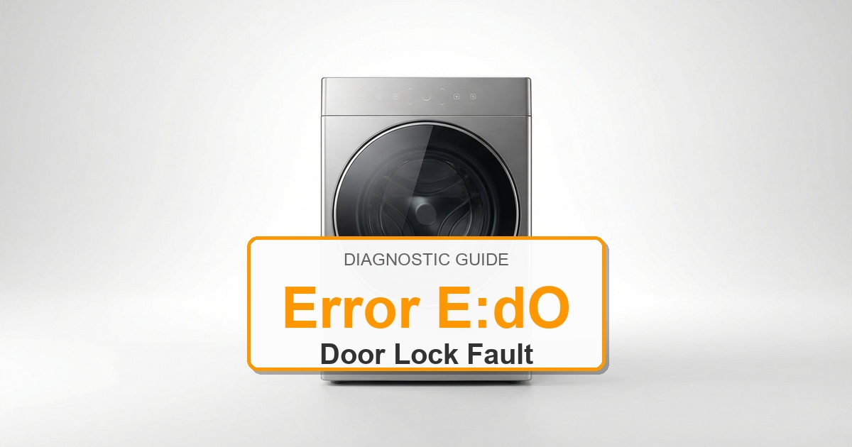 Speed Queen Washer Error E:dO overlay image