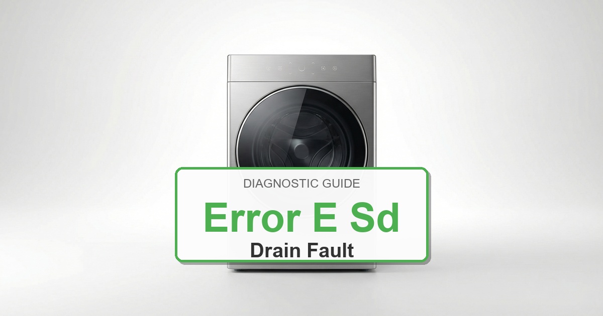 Speed Queen Washer Error E Sd overlay image