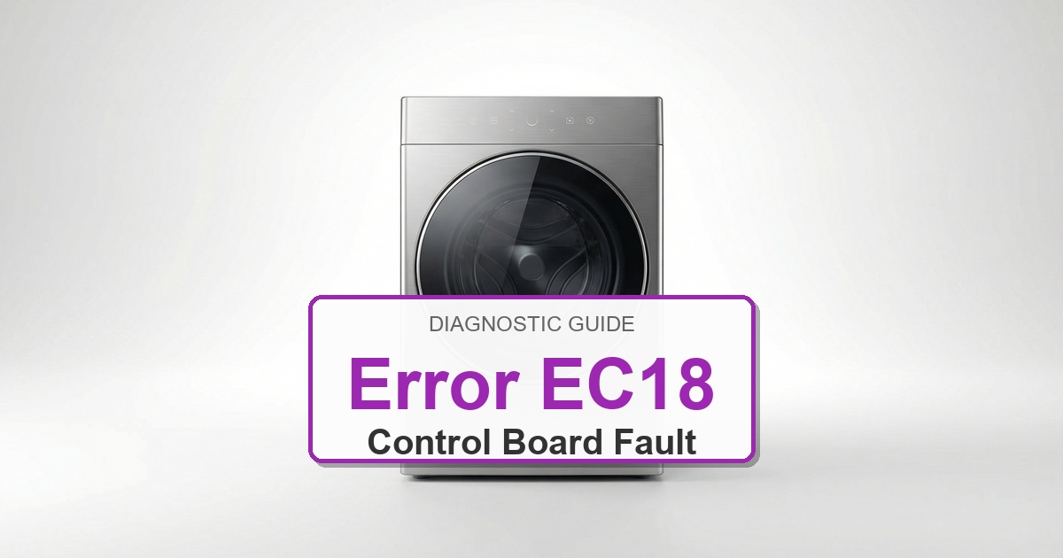 Speed Queen Washer Error EC18 overlay image