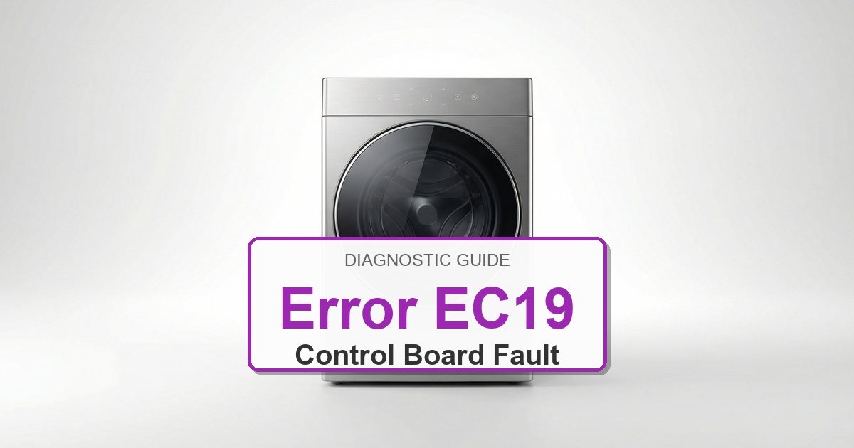 Speed Queen Washer Error EC19 overlay image