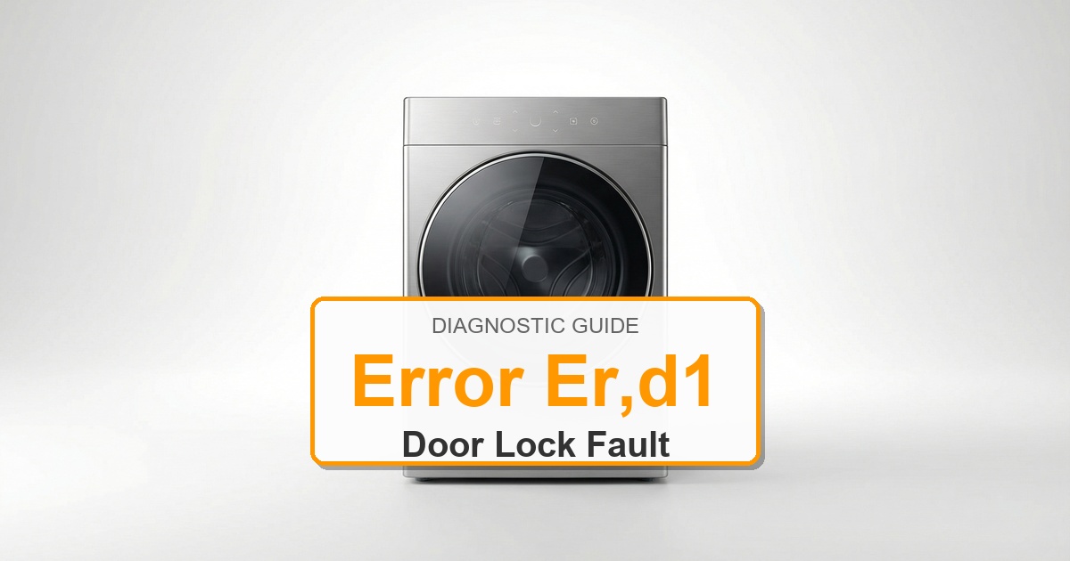 How to Fix Speed Queen Washer Error Er,d1