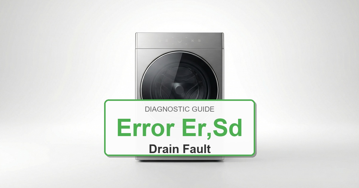 How to Fix Speed Queen Washer Error Er,Sd