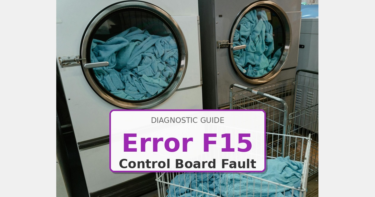 How to Fix Whirlpool Dryer Error F15