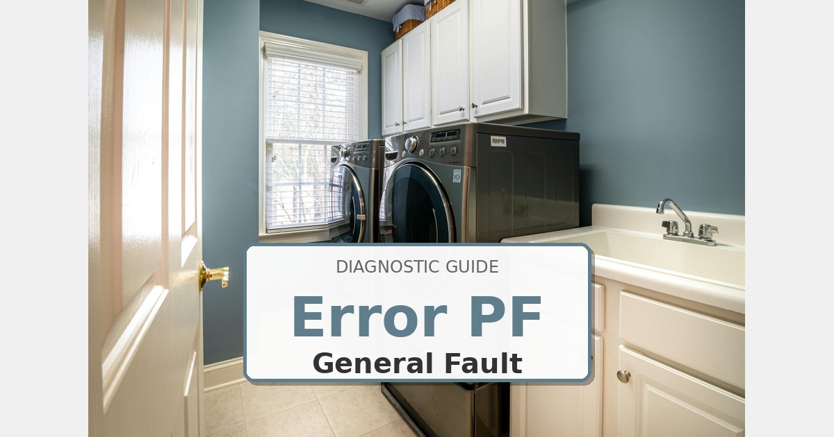 How to Fix Whirlpool Dryer Error PF